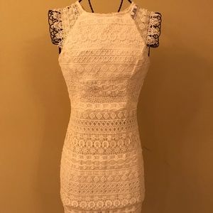 Laced White Dress